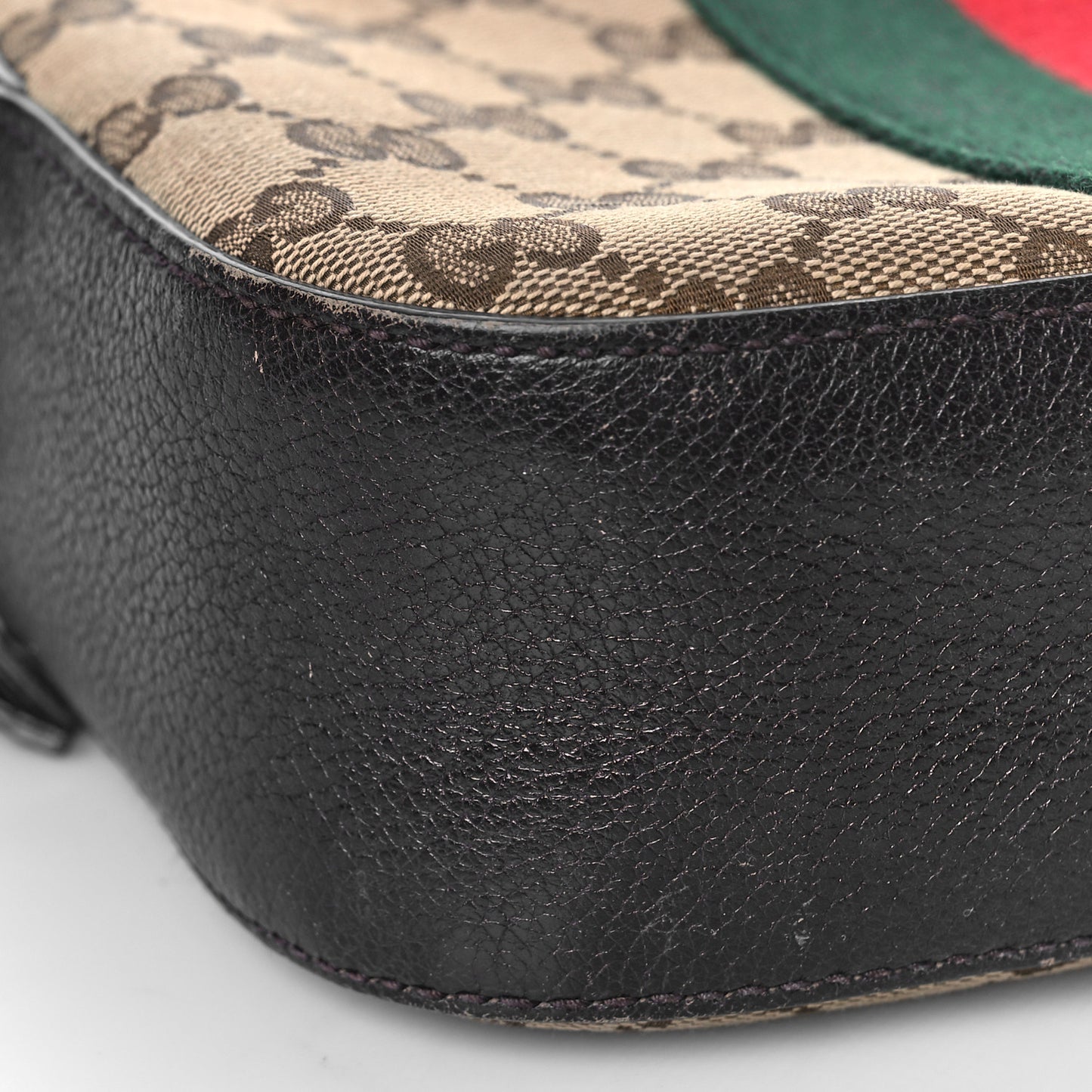 Monogram Web Small Webby Bee Shoulder Bag Dark Brown