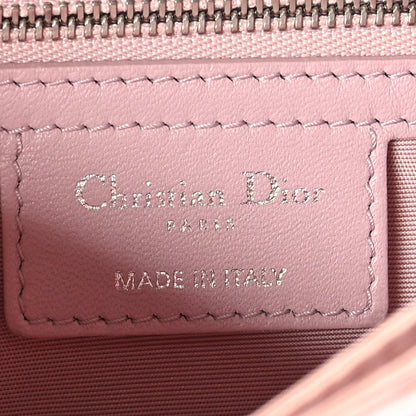 Christian Dior Lambskin Cannage Ruffle New Lock Flap Pink 6 of 11