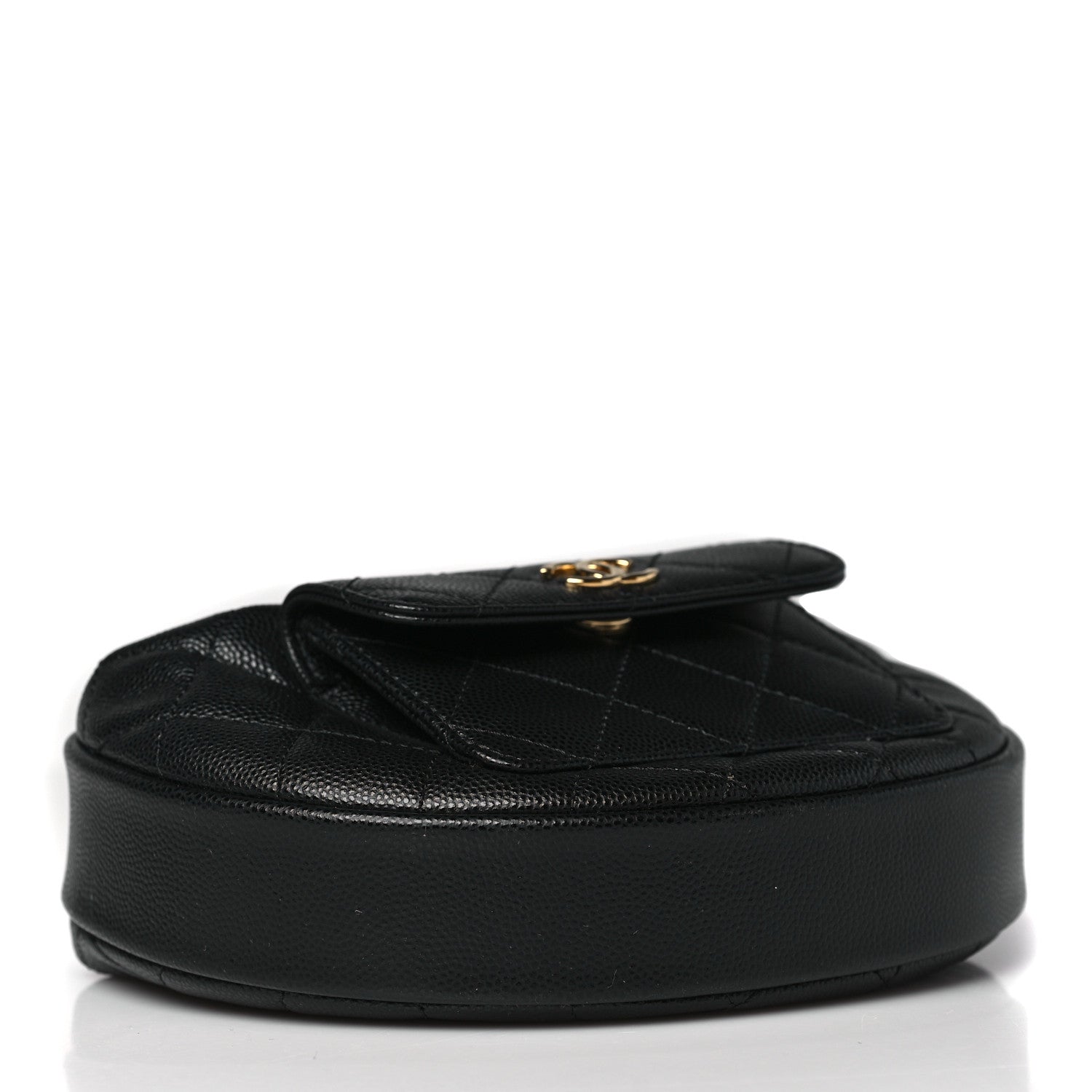 Chanel Caviar Quilted Polly Pocket Pouch Hobo Black 4 of 10