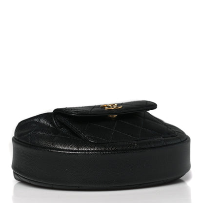 Chanel Caviar Quilted Polly Pocket Pouch Hobo Black 4 of 10