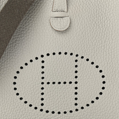 Hermes Taurillon Clemence Amazone Evelyne TPM Gris Perle Etain 8 of 11