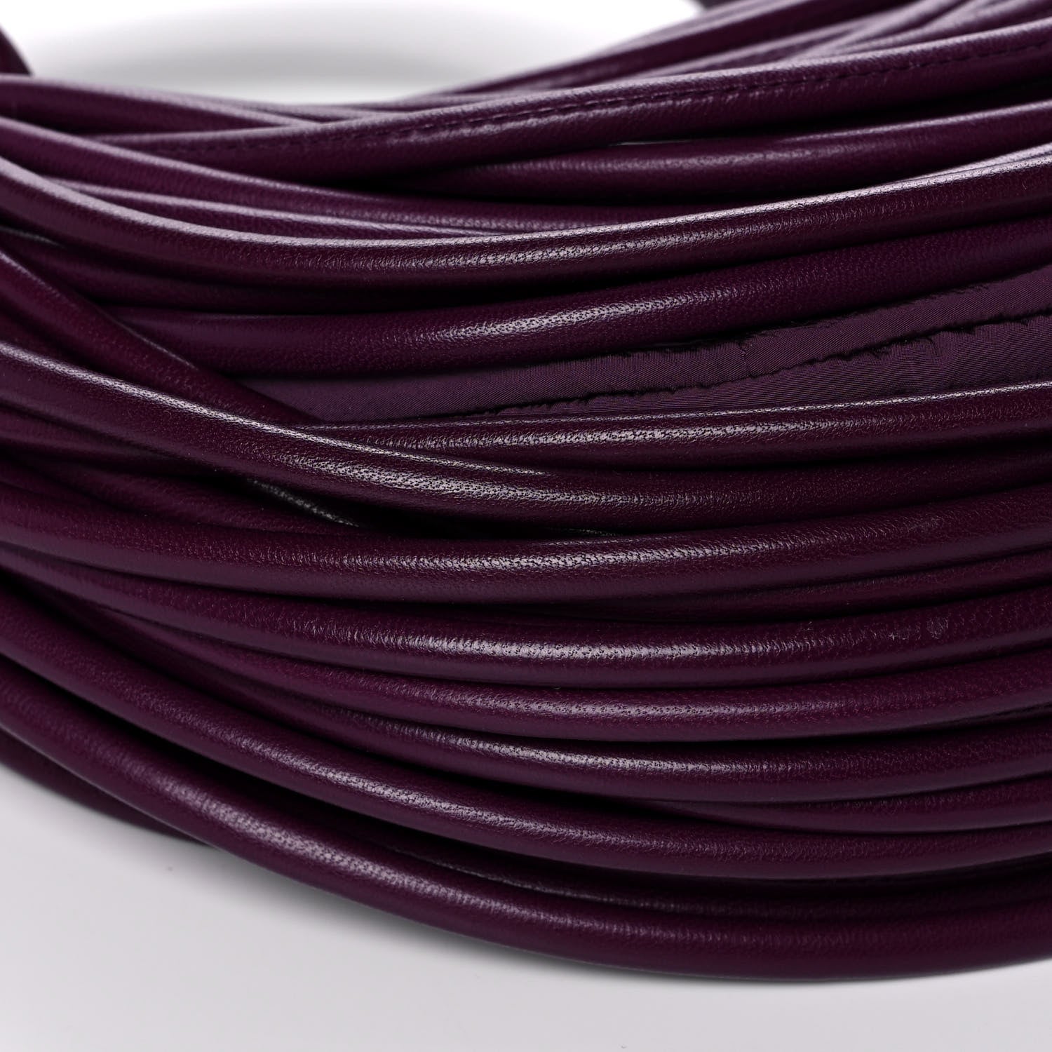 Bottega Veneta Nappa Mini Tubular Double Knot Grape 7 of 10