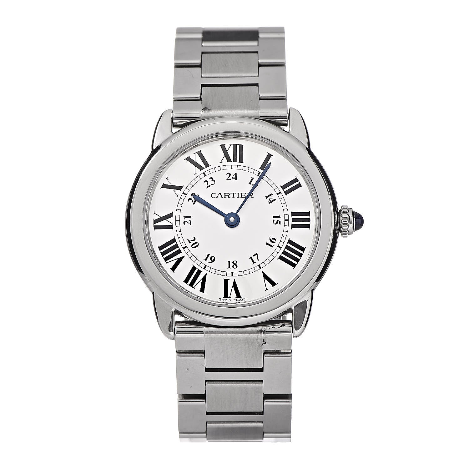 Cartier Stainless Steel 29mm Ronde Solo Quartz Watch 1 of 9