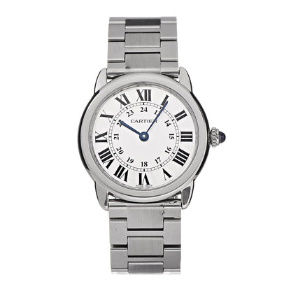 Cartier Stainless Steel 29mm Ronde Solo Quartz Watch 1 of 9