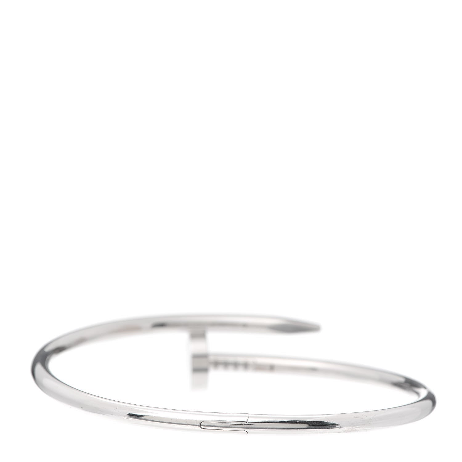 Cartier 18K White Gold Juste Un Clou Bracelet 18 3 of 7