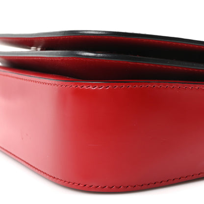 Prada Spazzolato Shoulder Bag Scarlatto 9 of 9
