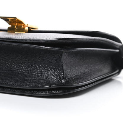Celine Goatskin Medium Classic Box Flap Bag Black 9 of 13