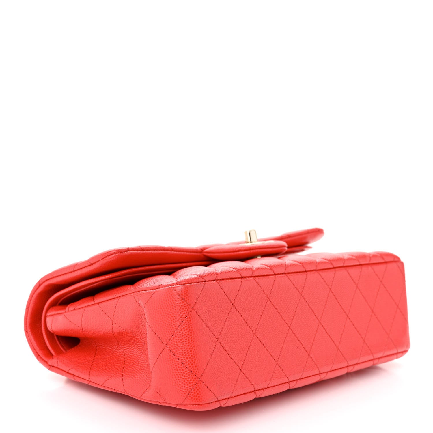Chanel Caviar Quilted Small Double Flap Red 4 of 10