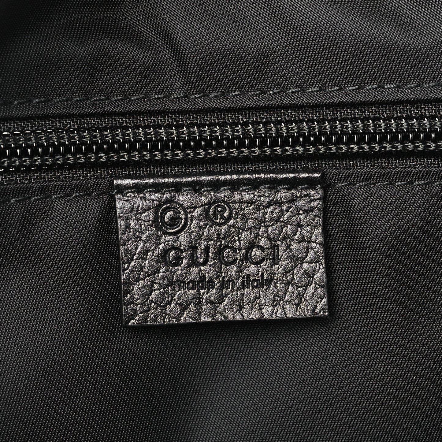 Nylon Monogram Double Buckle Flap Messenger Bag Black