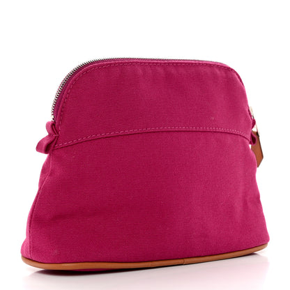 Hermes Cotton Canvas Mini Bolide Travel Cosmetic Pouch 3 of 6