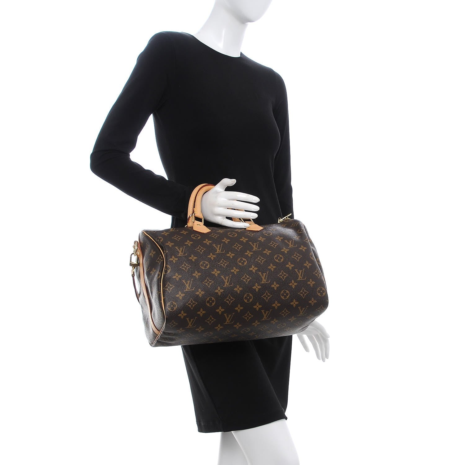 Louis Vuitton Monogram Speedy Bandouliere 35 3 of 12