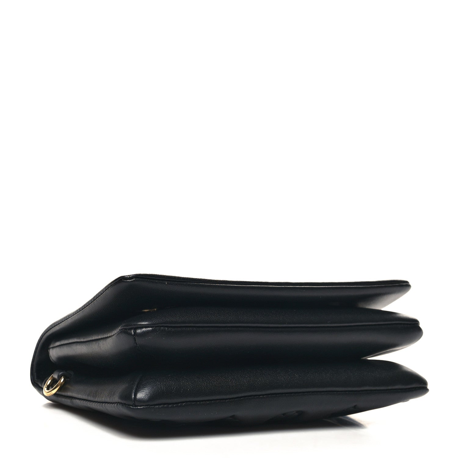 Louis Vuitton Lambskin Embossed Monogram Pochette Coussin Black 4 of 10