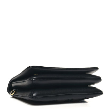 Louis Vuitton Lambskin Embossed Monogram Pochette Coussin Black 4 of 10