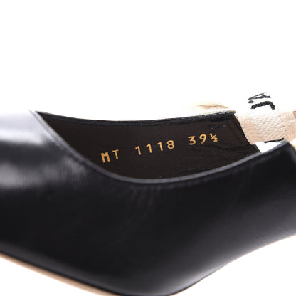 Christian Dior Lambskin Ribbon J'Adior Slingback 65mm Pumps 39.5 Black 10 of 11