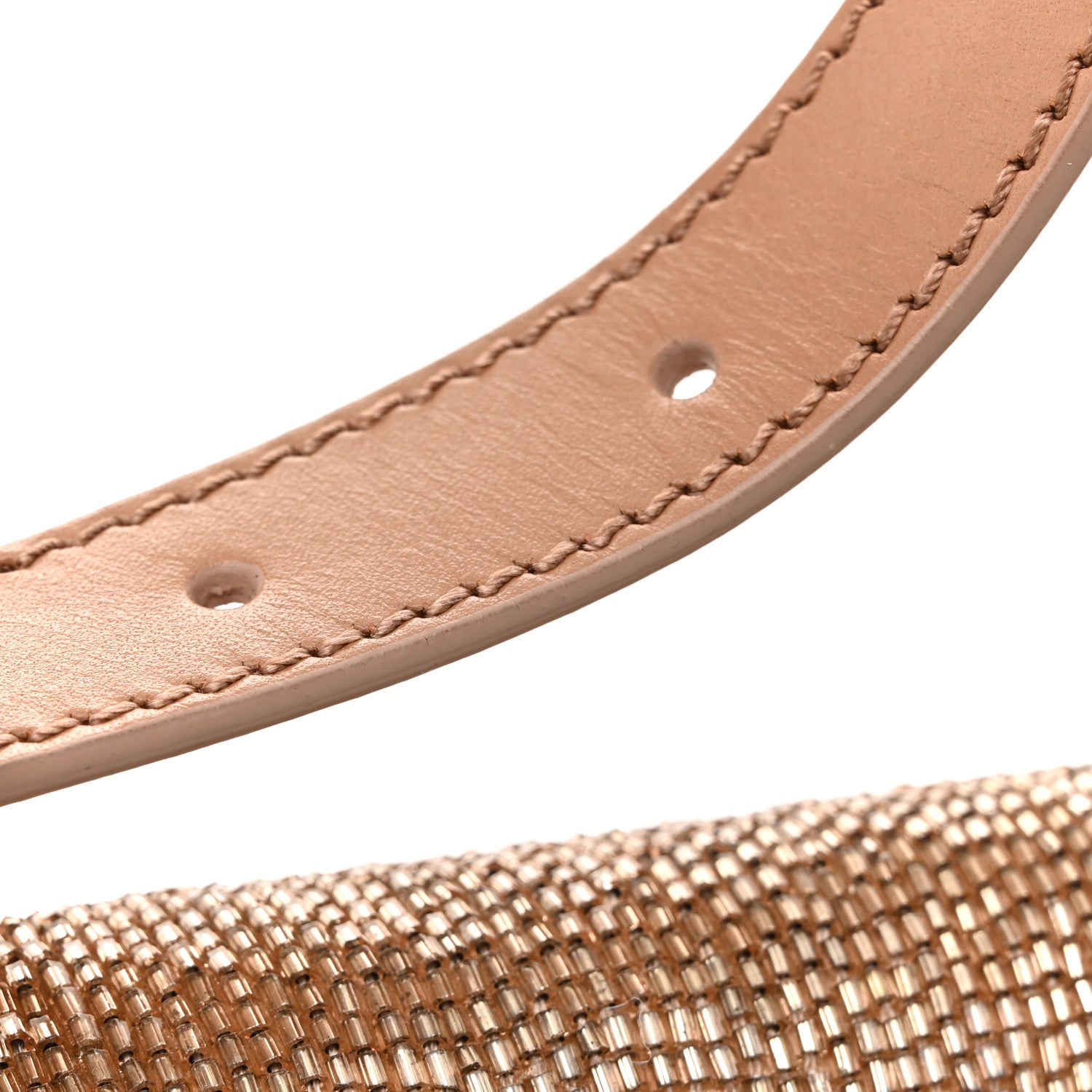 Fendi Beaded Baguette Beige 14 of 15
