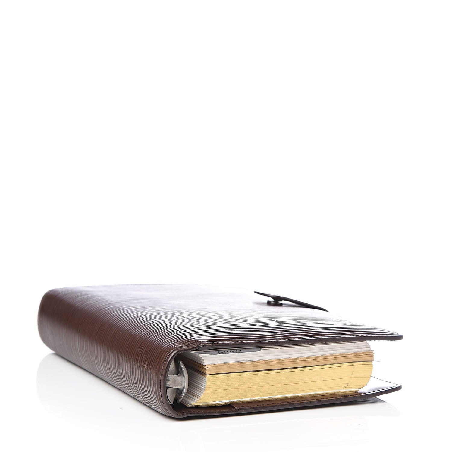 Louis Vuitton Epi Medium Ring Agenda Cover Moka 4 of 7