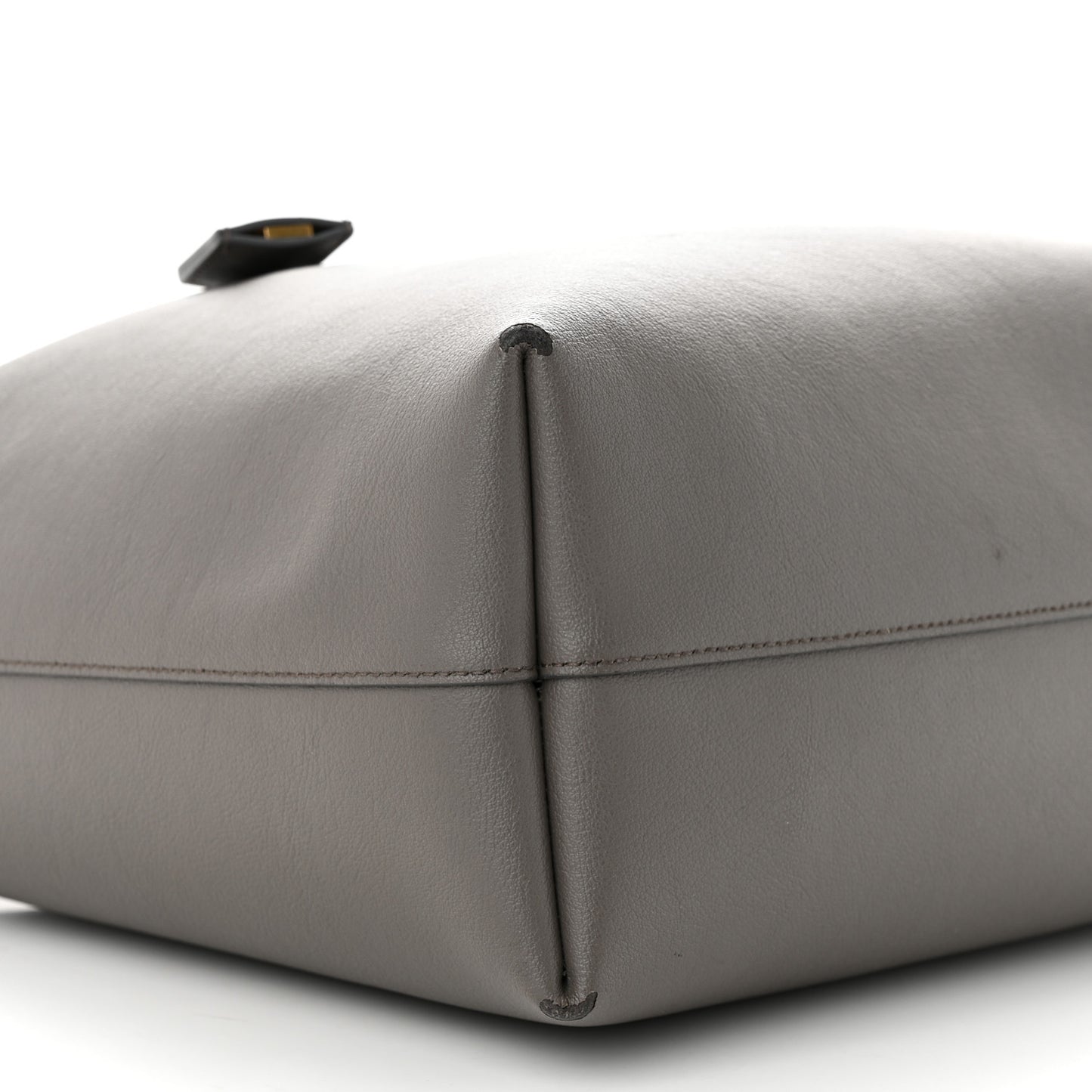 Calfskin Large Shopping Tote Asphalt