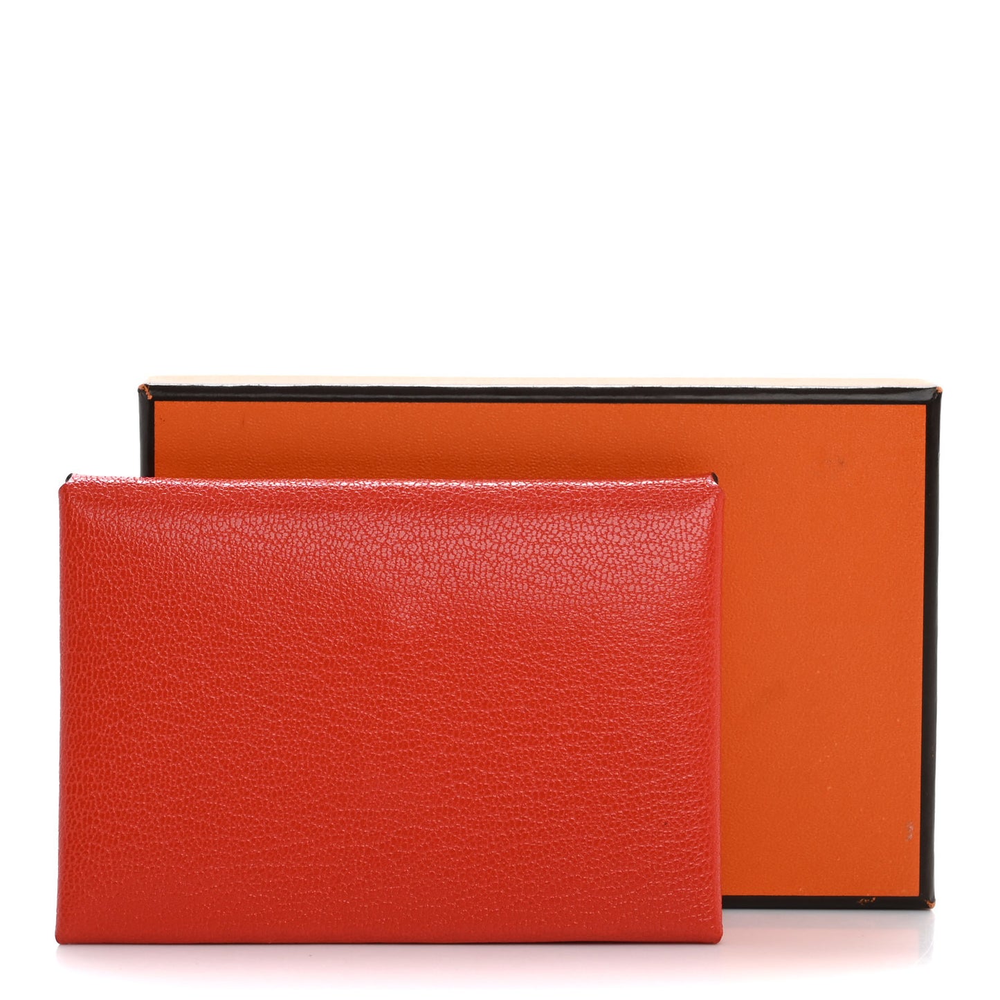 Chevre Mysore Calvi Duo Card Case Orange Field