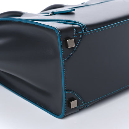 Celine Satin Debossed Calfskin Micro Luggage Anthracite 7 of 8
