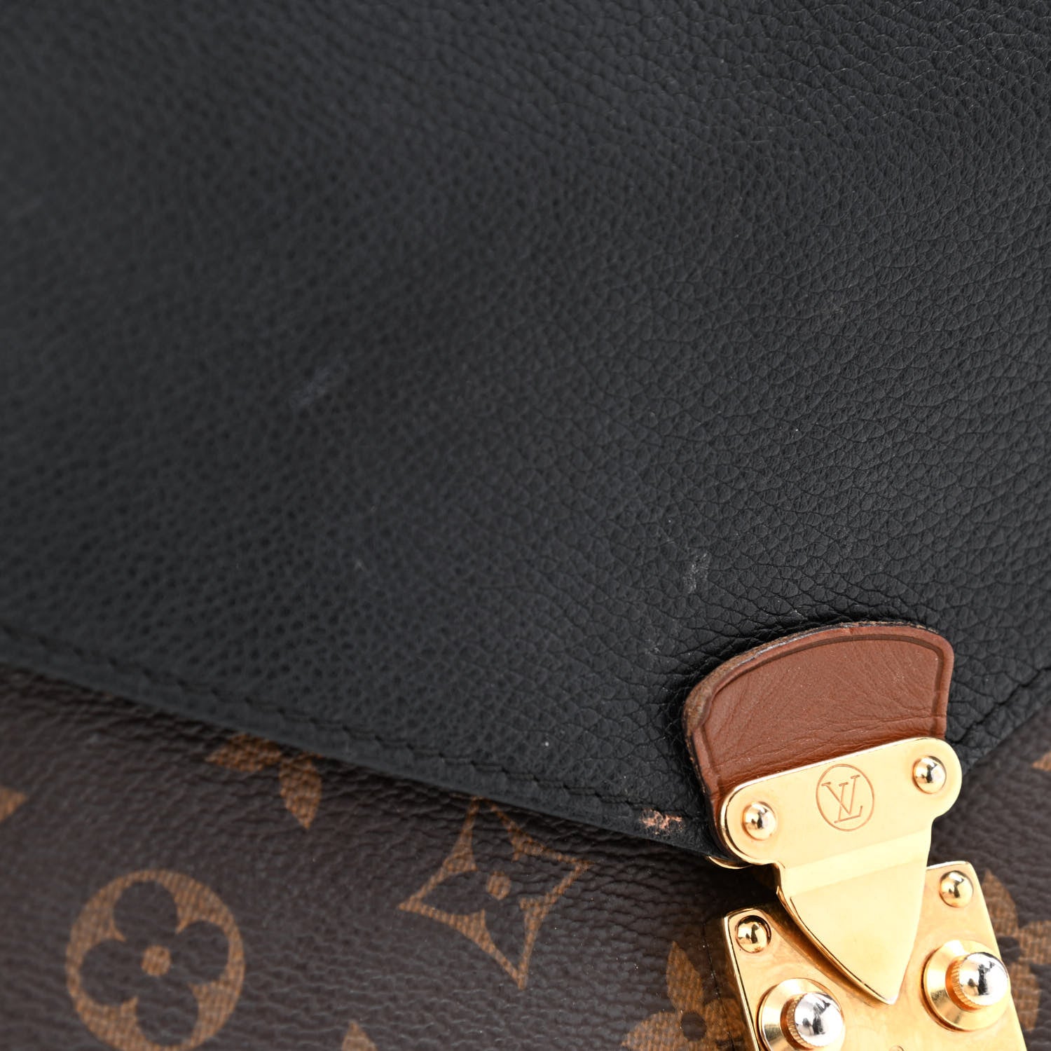 Louis Vuitton Monogram Pallas Chain Black 10 of 11