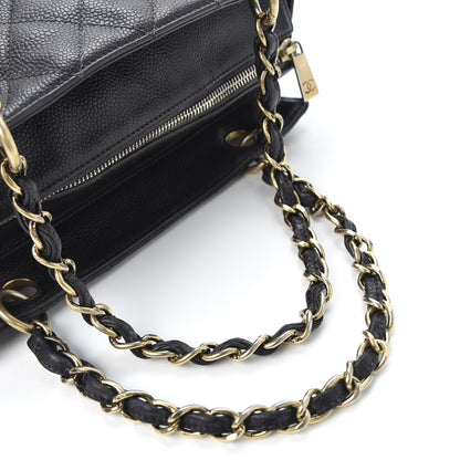 Chanel Caviar Quilted Petit Timeless Tote PTT Black 8 of 13