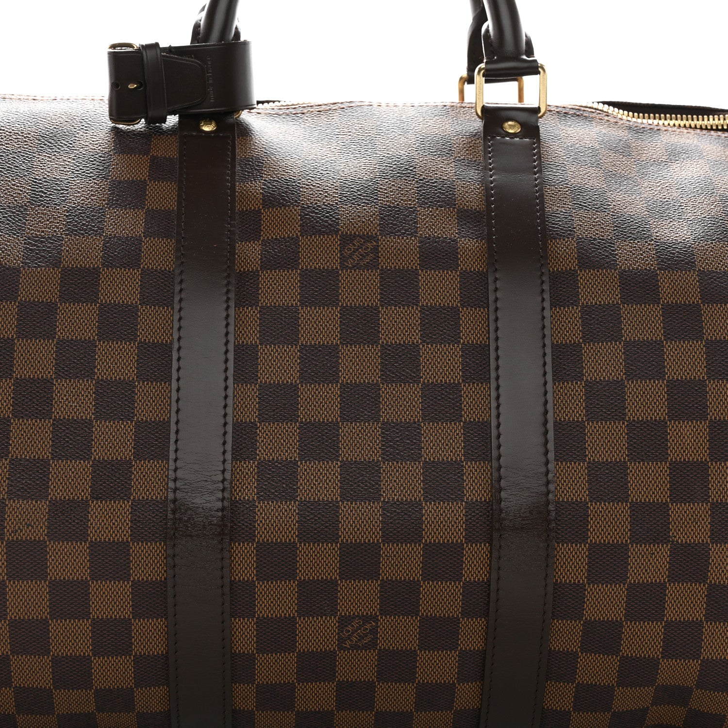 Louis Vuitton Damier Ebene Keepall 50 6 of 9