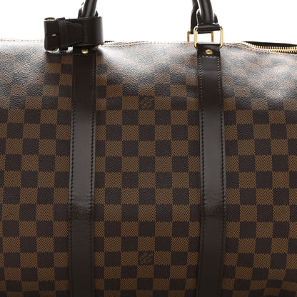 Louis Vuitton Damier Ebene Keepall 50 6 of 9