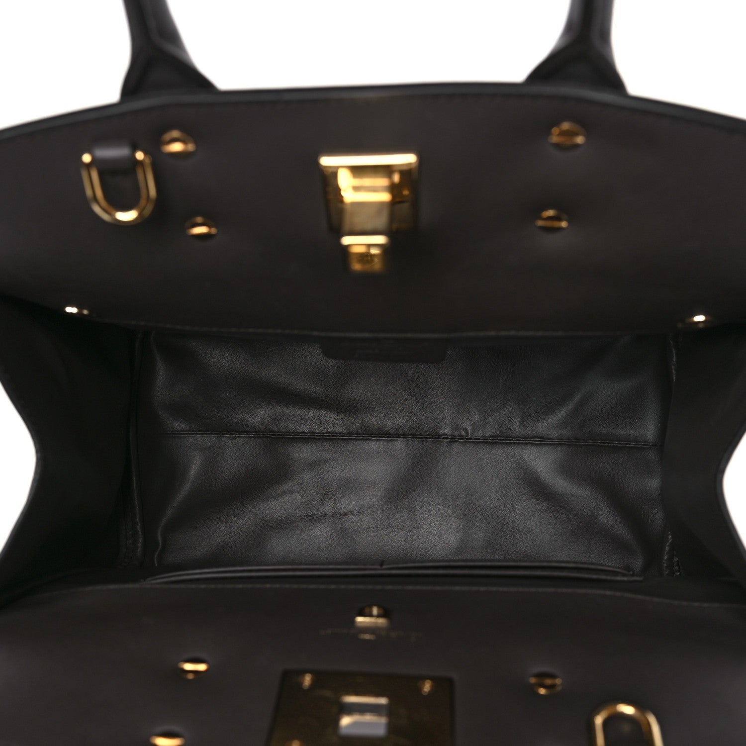 Salvatore Ferragamo Calfskin Studio Bag Caraway Seed 6 of 9