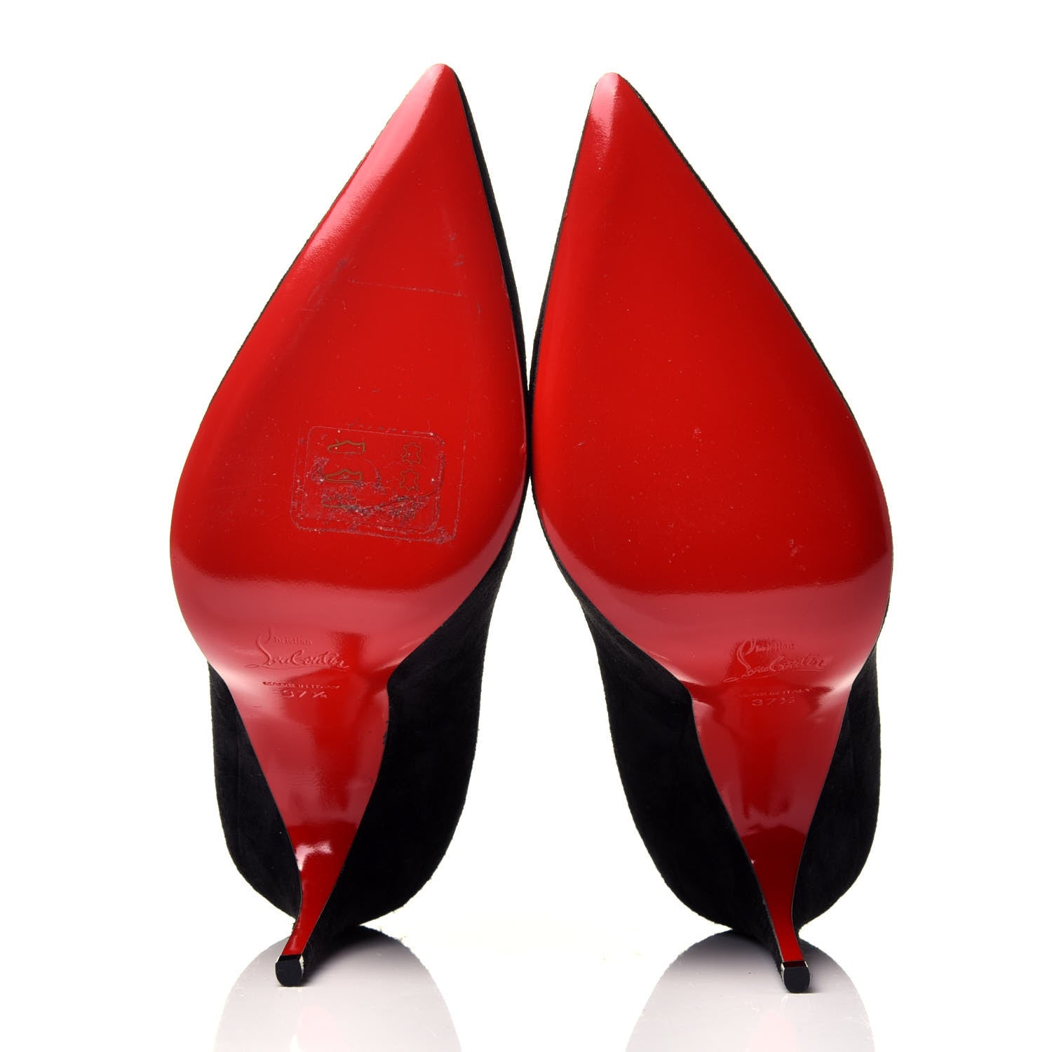 Christian Louboutin Veau Velours Alminette 100 Pumps 37.5 Black 6 of 11