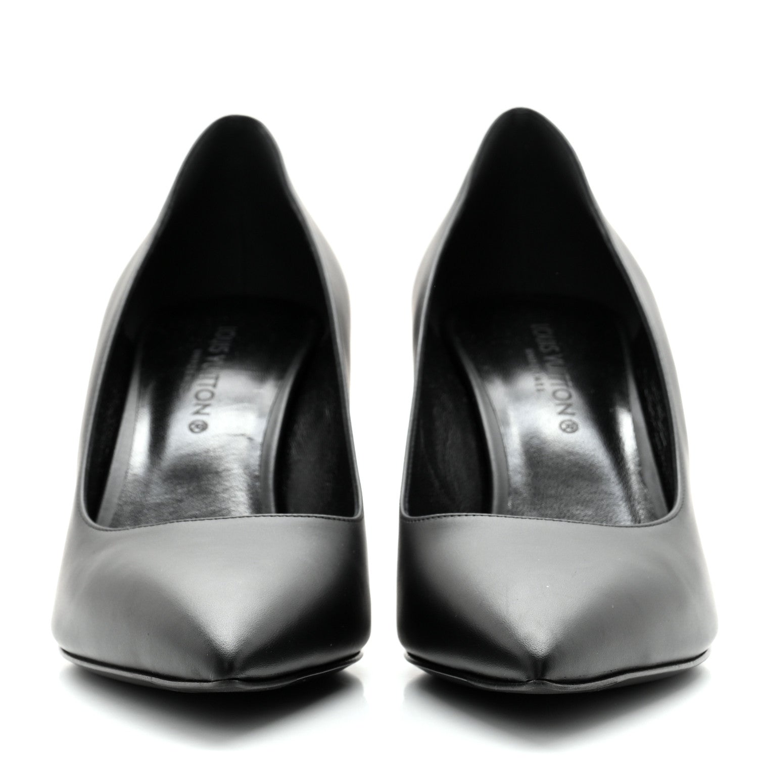 Louis Vuitton Calfskin Cherie Pumps 39 Black 2 of 9