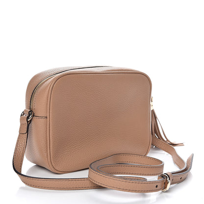 Gucci Pebbled Calfskin Small Soho Disco Bag Camelia 3 of 9