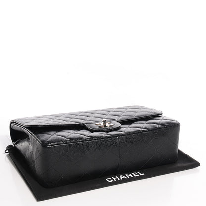Chanel Caviar Jumbo Single Flap Black 4 of 9