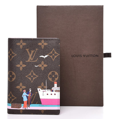 Louis Vuitton Monogram 2016 Christmas Animation Passport Cover Rose Ballerine 8 of 8