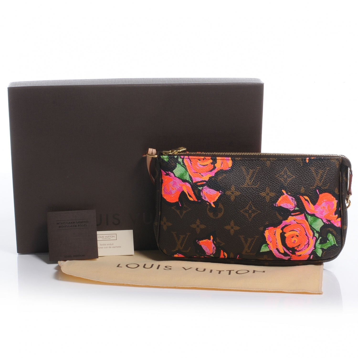 Louis Vuitton Monogram Roses Pochette Accessories 5 of 8