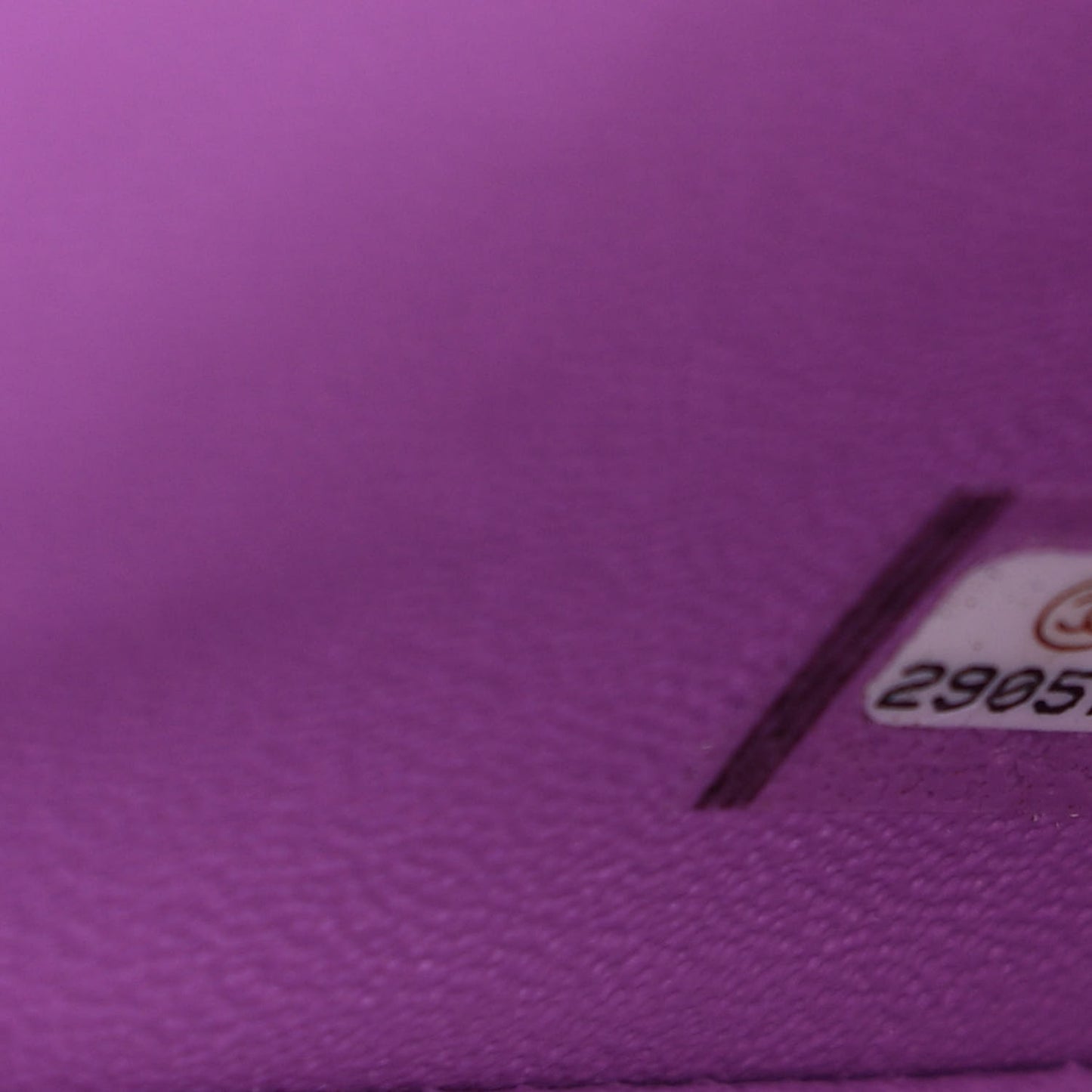 Lambskin Quilted Mini Rectangular Flap Purple