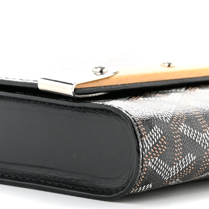 Goyard Goyardine Monte Carlo Bois Clutch With Strap Black 9 of 10