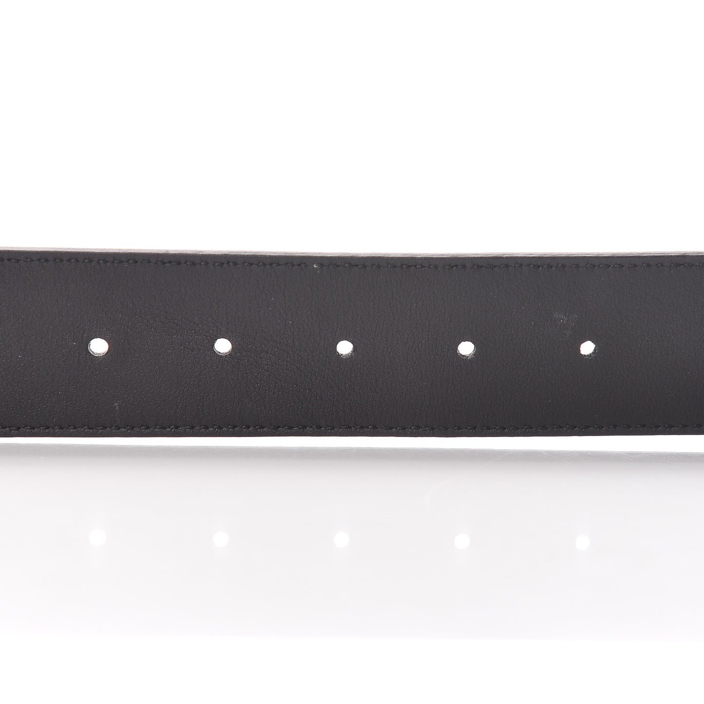 Textured Calfskin Double G 40mm Belt 85 34 Black