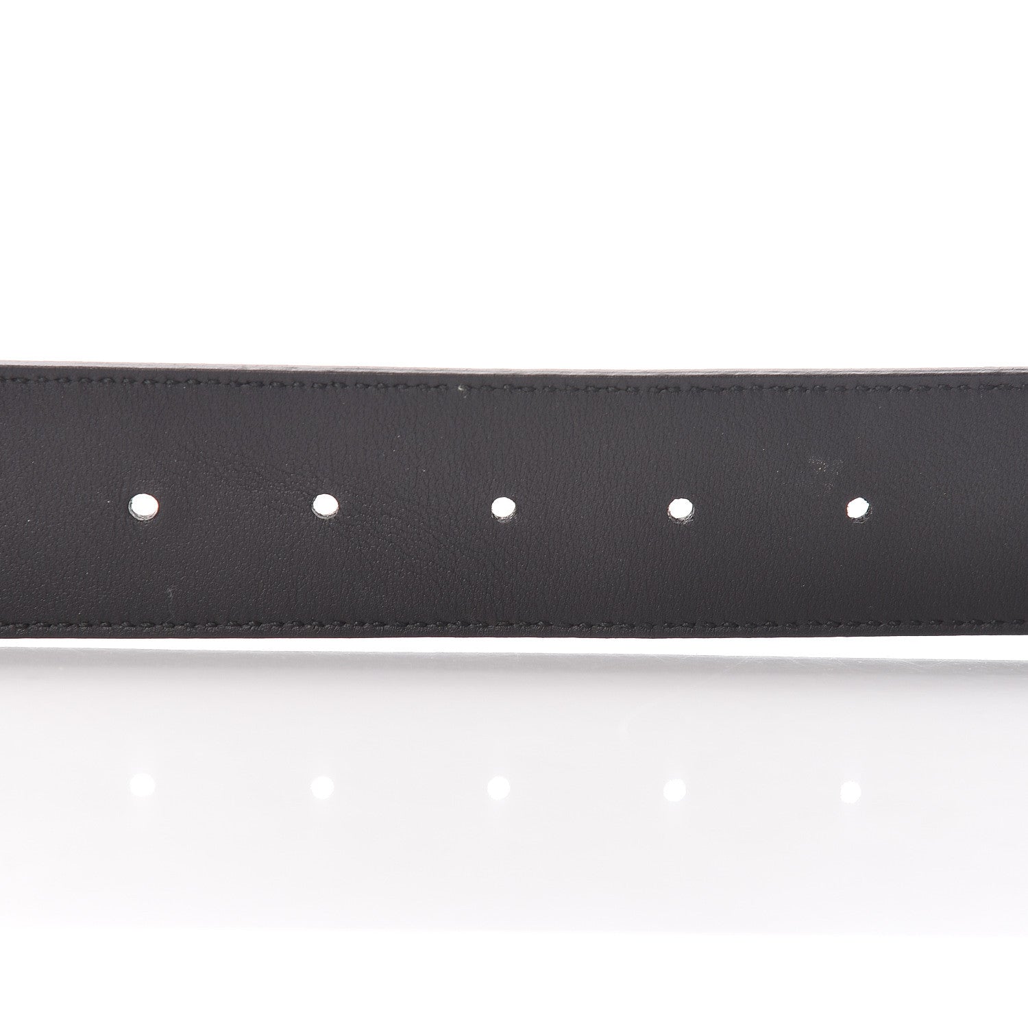 Gucci Textured Calfskin Double G 40mm Belt 85 34 Black 6 of 11