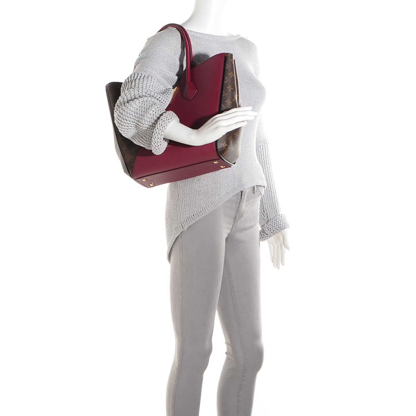 Calfskin Monogram Kimono Tote Aurore