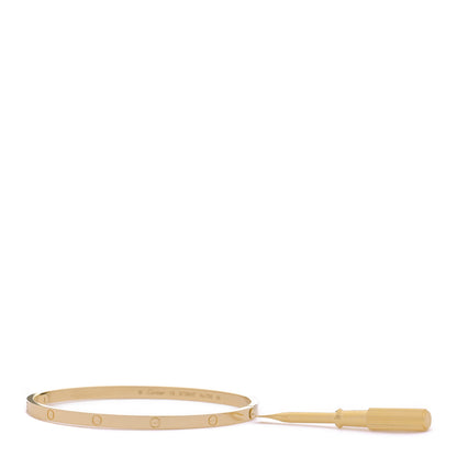 Cartier 18K Yellow Gold Small LOVE Bracelet 19 3 of 10