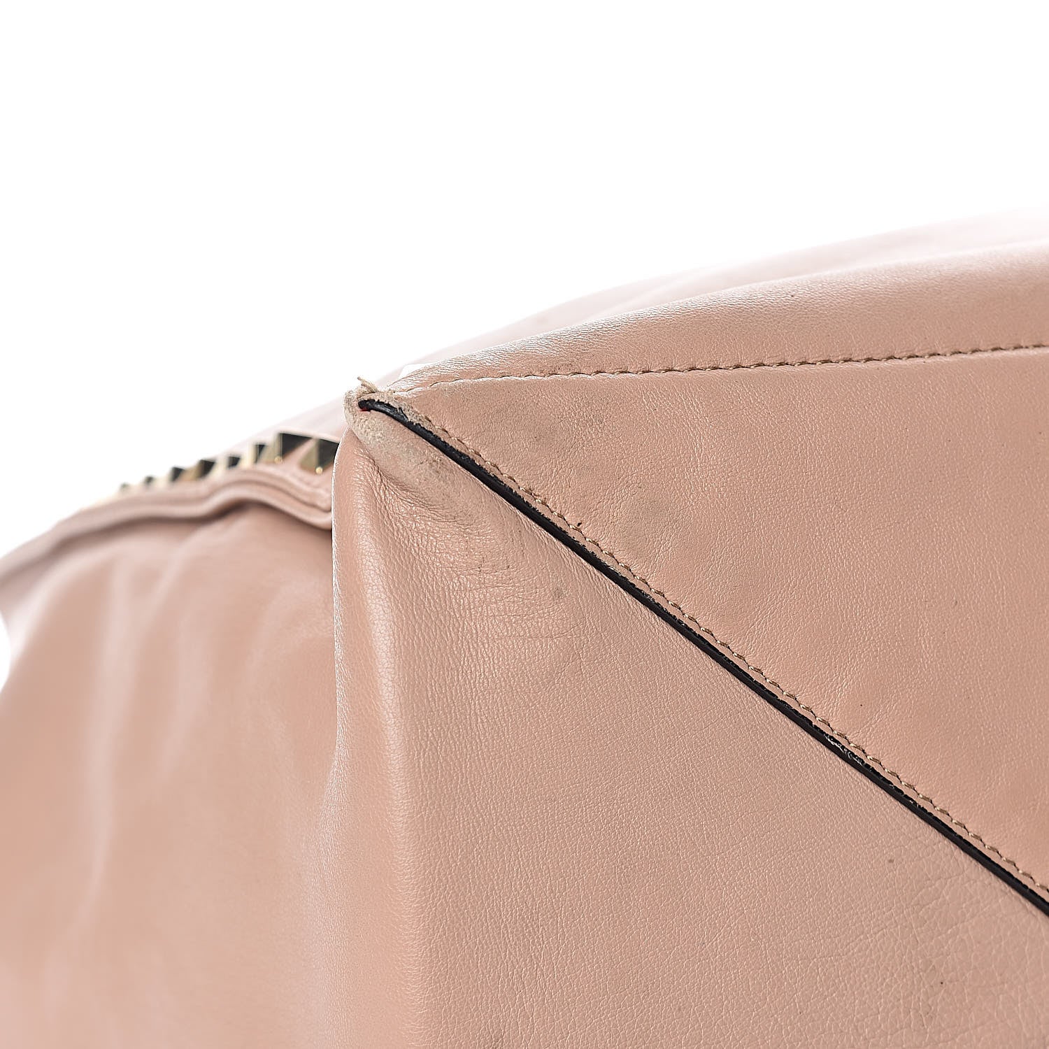 Valentino Garavani Nappa Medium Rockstud Soft Tote Soft Noisette 8 of 15