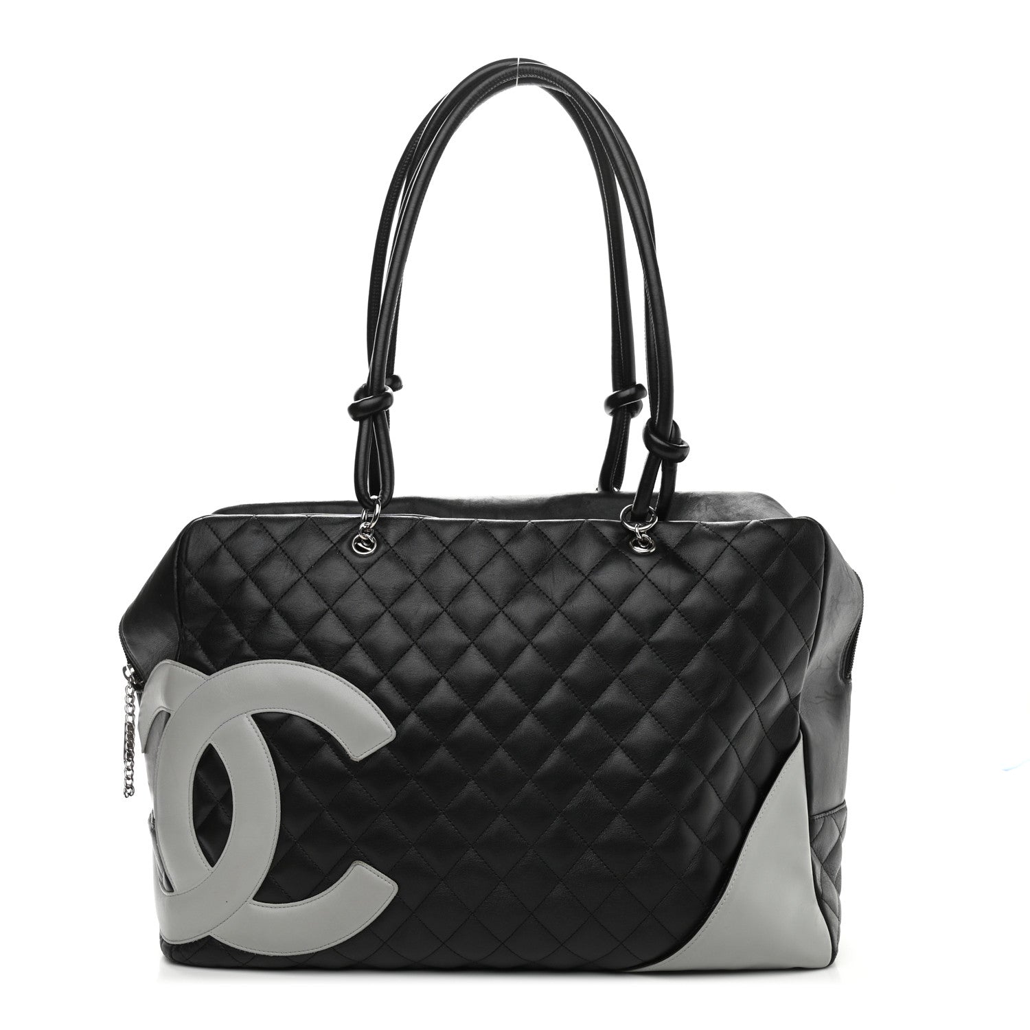 Chanel Calfskin Quilted Large Cambon Bag Black 1 of 10