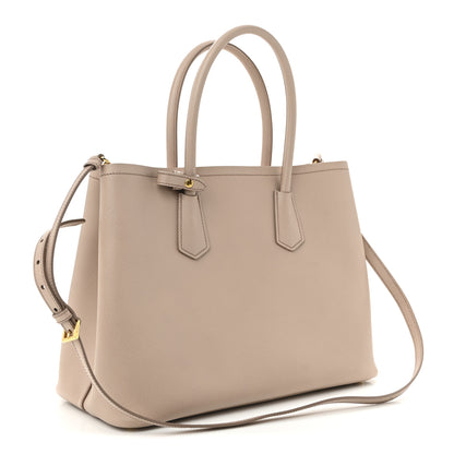 Prada Saffiano Cuir Small Double Bag Cammeo Rosa 3 of 9