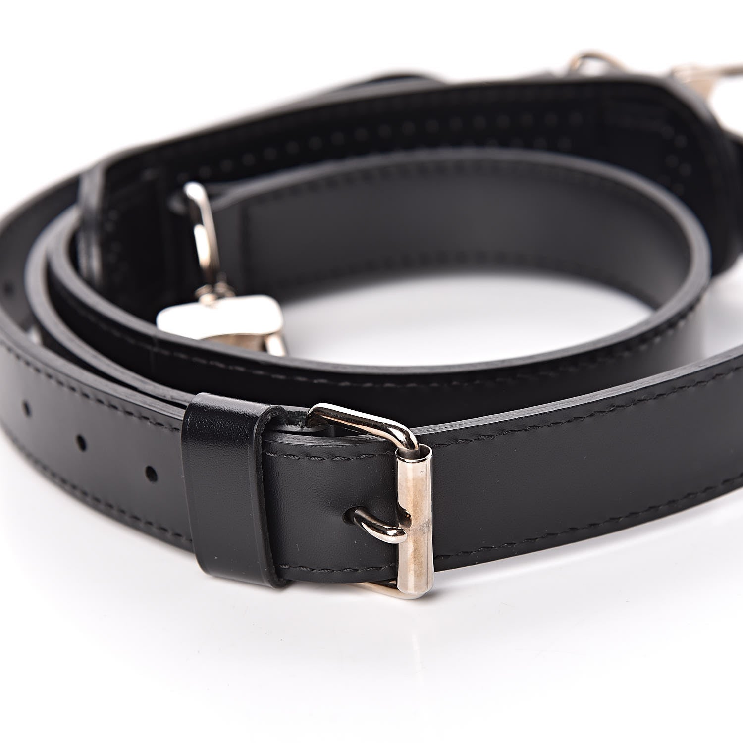 Louis Vuitton Calfskin Adjustable Keepall Bandouliere Shoulder Strap Black 3 of 7