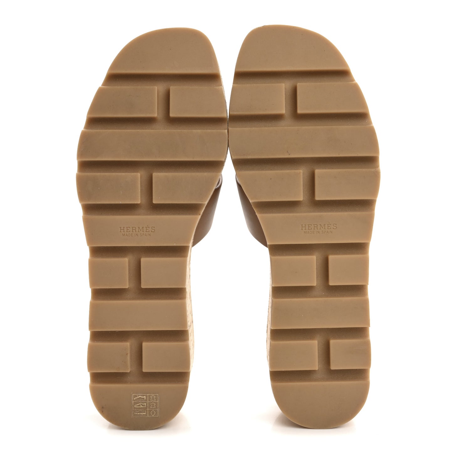 Calfskin Cork Eze 30 Sandals 38 Gold