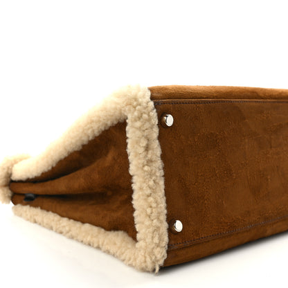 Hermes Veau Doblis Mouton Shearling Swift Teddy Kelly 35 Alezan Ebene 8 of 13