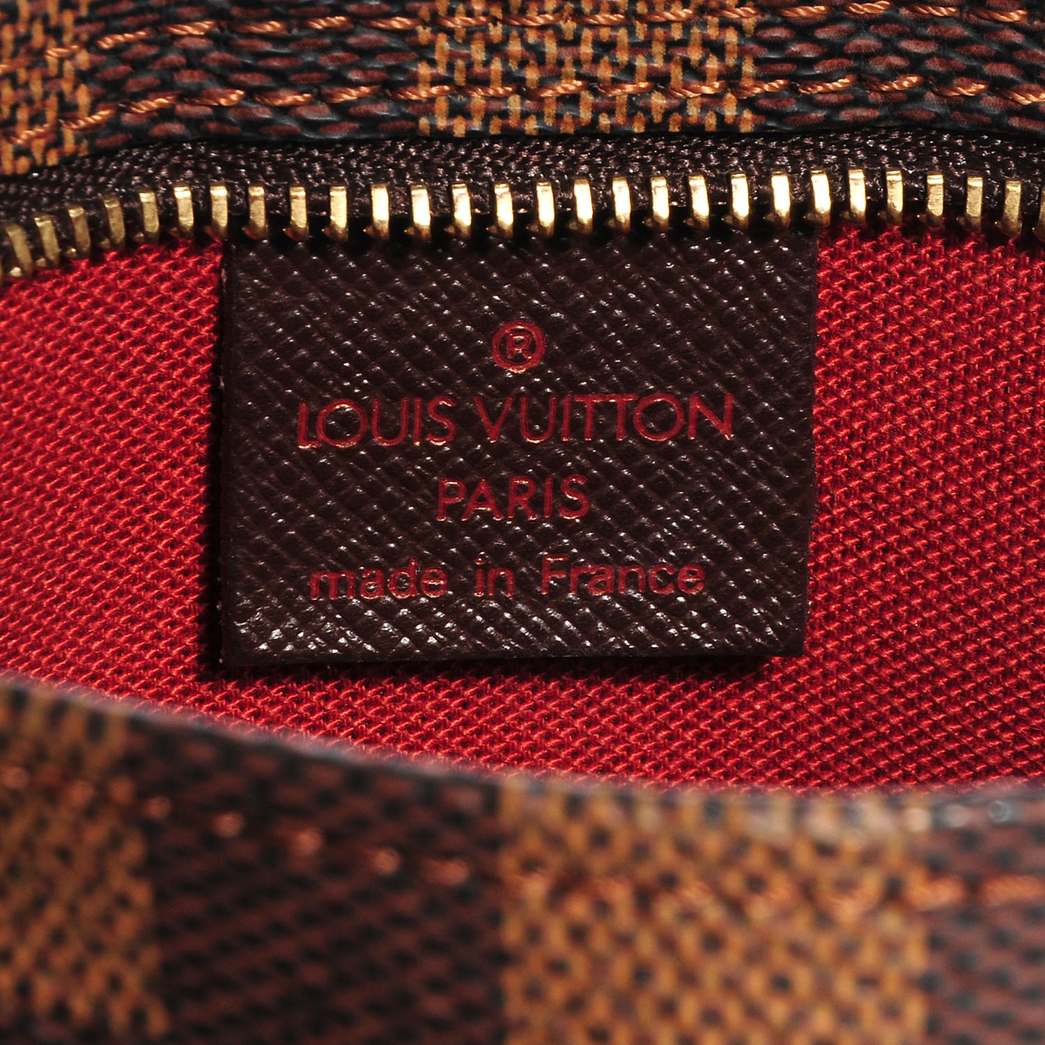 Louis Vuitton Damier Ebene Trousse Make Up Bag Pochette 6 of 7