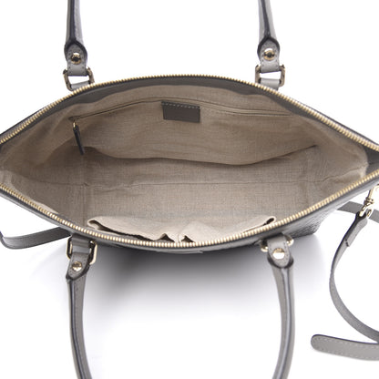 Gucci Soft Microguccissima Small Zippered Satchel Loess 5 of 12