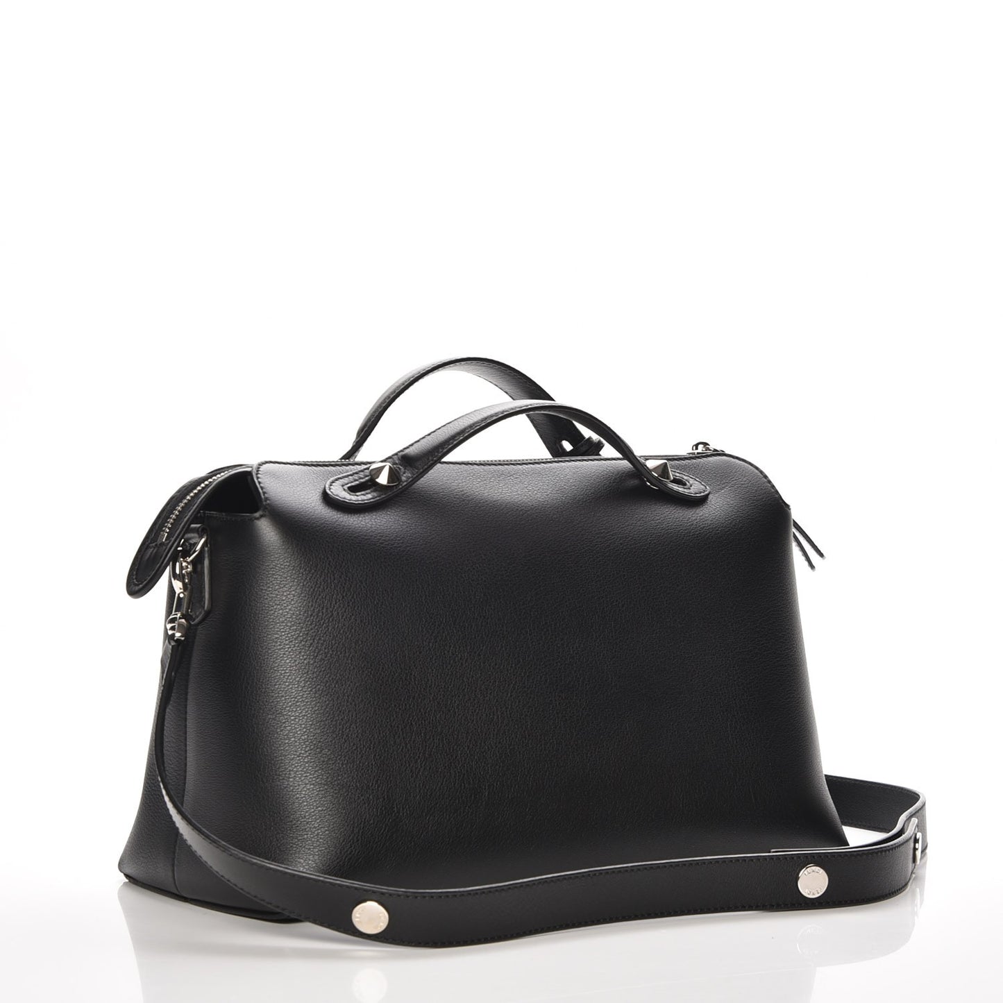 Vitello Dolce Large By The Way Boston Bag Black
