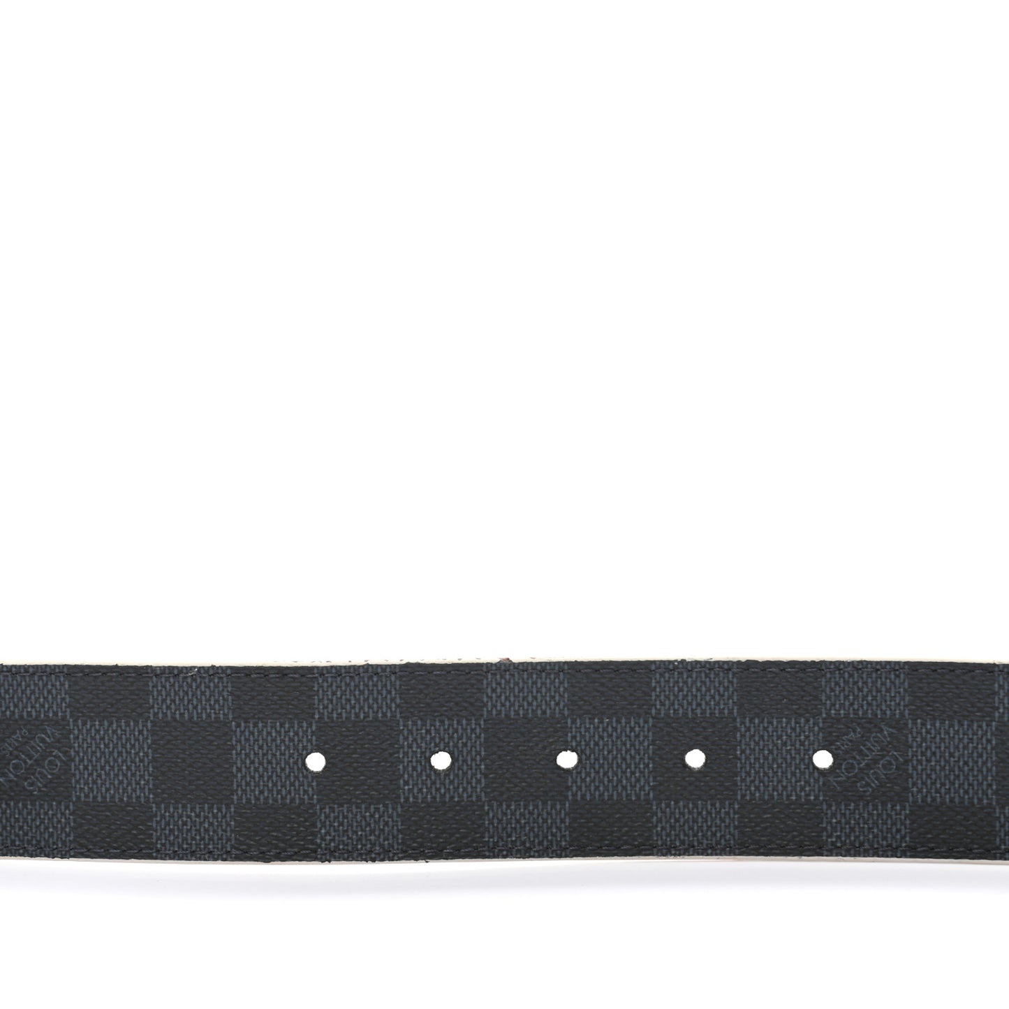 Damier Cobalt Calfskin 40mm LV Initiales Reversible Belt 95 38